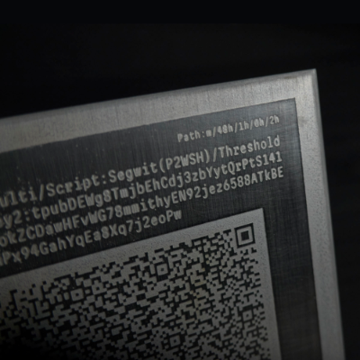 Etched descriptor plate